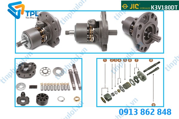 Thông số kỹ thuật bơm thủy lực máy công trình